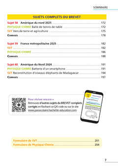 Annales Brevet 2026 - Sciences 3e