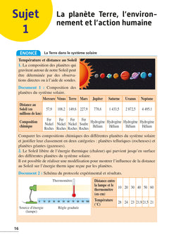 Annales Brevet 2026 - Sciences 3e