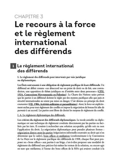 Questions internationales