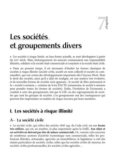 Fondamentaux  - Droit des sociétés 2025-2026