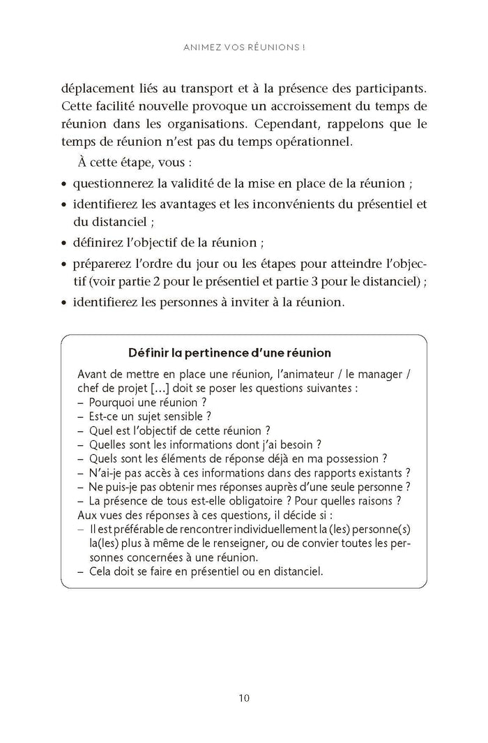 Animez vos réunions ! - 3e éd.