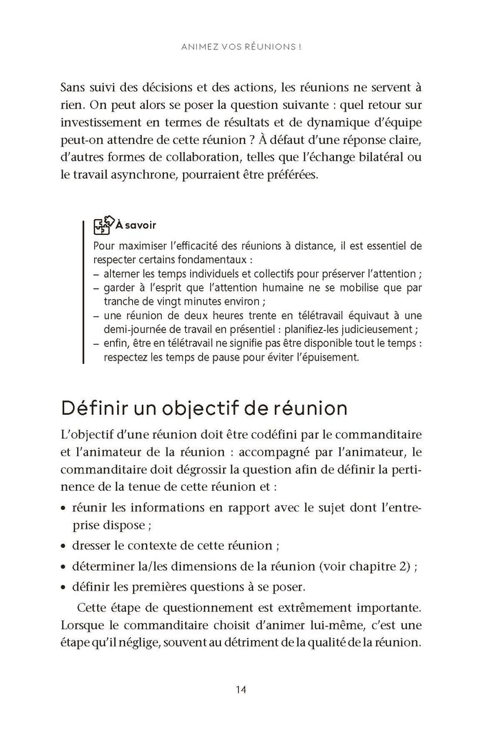 Animez vos réunions ! - 3e éd.