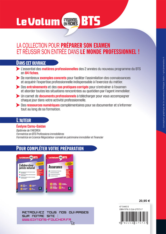 Le Volum' BTS - Professions immobilières - Révision et entraînement