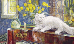 Les chats dans la peinture