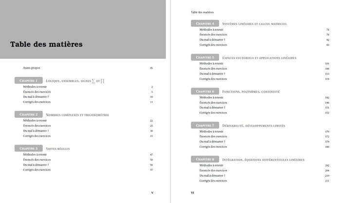 Maths et Informatique Méthodes et Exercices BCPST 1