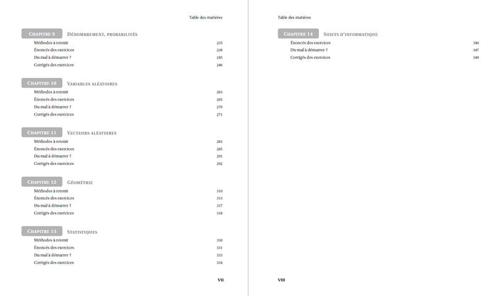 Maths et Informatique Méthodes et Exercices BCPST 1