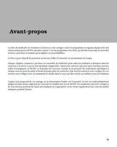 Maths et Informatique Méthodes et Exercices BCPST 1