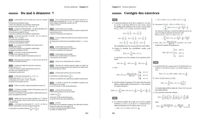Maths et Informatique Méthodes et Exercices BCPST 1