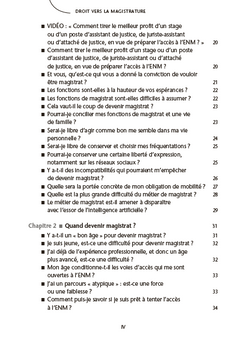 Droit vers la magistrature