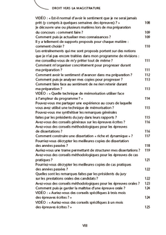 Droit vers la magistrature