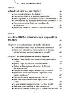 Droit vers la magistrature