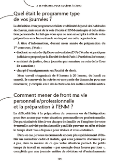 Droit vers la magistrature