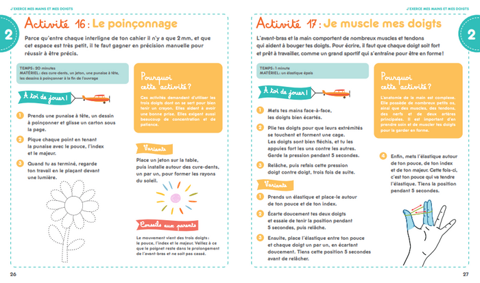 50 activités bienveillantes pour améliorer son geste scripteur