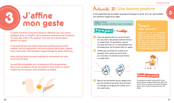 50 activités bienveillantes pour améliorer son geste scripteur