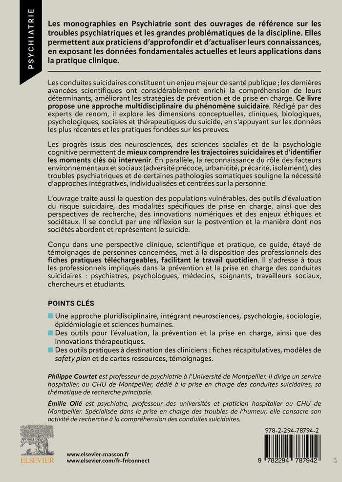 Les Conduites suicidaires