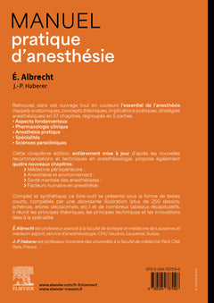 Manuel pratique d'anesthésie