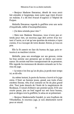 Mémoires d'une vie au destin inattendu