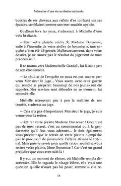 Mémoires d'une vie au destin inattendu