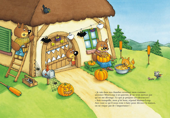 Mini-Loup fête Halloween