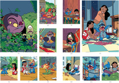 Coloriages au numéro - Stitch