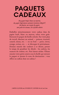 Jouer avec un rien et l'offrir