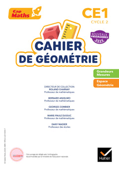 Cap Maths CE1 - Cahier de géométrie-mesure