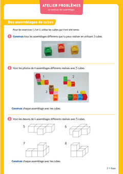 Cap Maths CE1 - Cahier de géométrie-mesure
