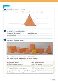 Cap Maths CE1 - Cahier de géométrie-mesure