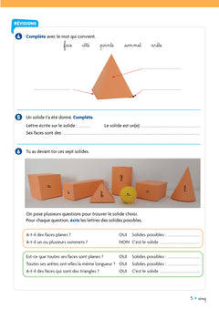 Cap Maths CE1 - Cahier de géométrie-mesure