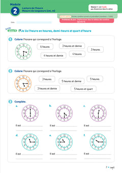 Cap Maths CE1 - Cahier de géométrie-mesure