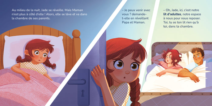 Jade veut dormir avec ses parents