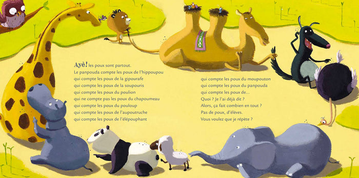 Mamie Poule raconte - Le panda qui avait des poux