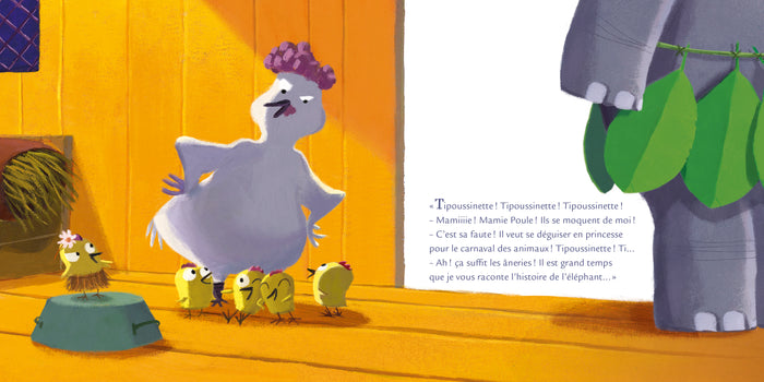 L'éléphant qui voulait être une princesse