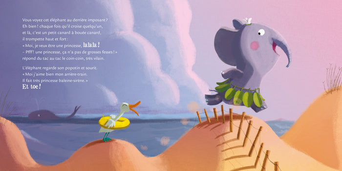 L'éléphant qui voulait être une princesse