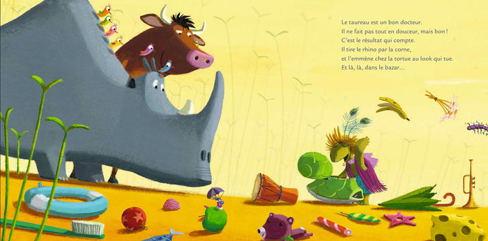 Le rhinocéros qui louchait féroce