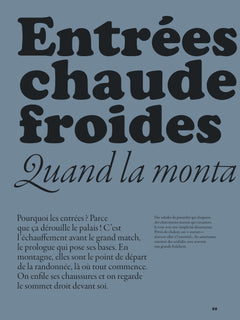 La cuisine de montagne