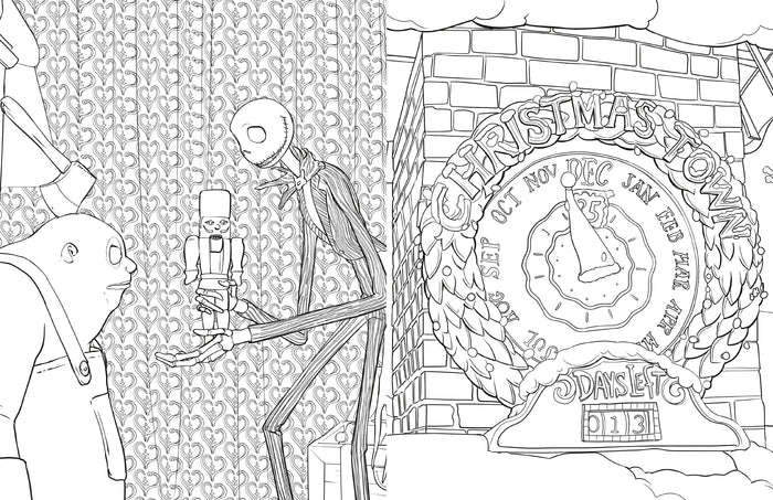 L'étrange Noël de M. Jack à colorier