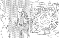 L'étrange Noël de M. Jack à colorier