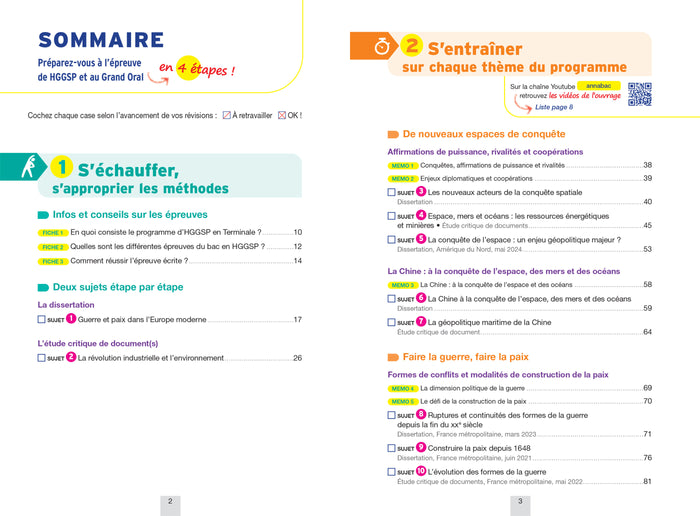 Annales du bac 2026 - Annabac HGGSP Tle générale (spécialité)