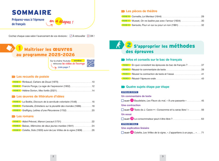 Annales du bac 2026 - Annabac Français 1re technologique