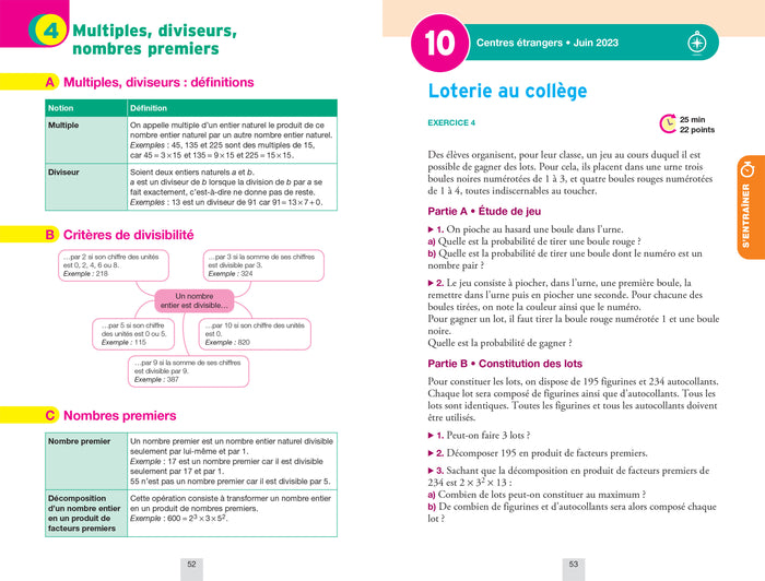 Annales du brevet 2026 - Annabrevet Maths 3e - Nouveau brevet