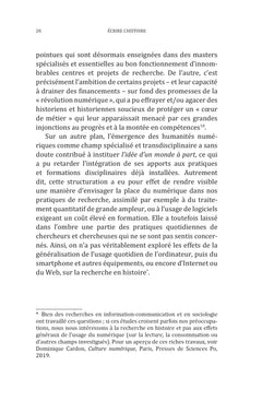 Ecrire l'histoire