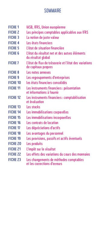 Le petit IFRS 2026