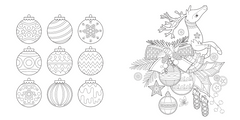Mandalas Cosy de Noël