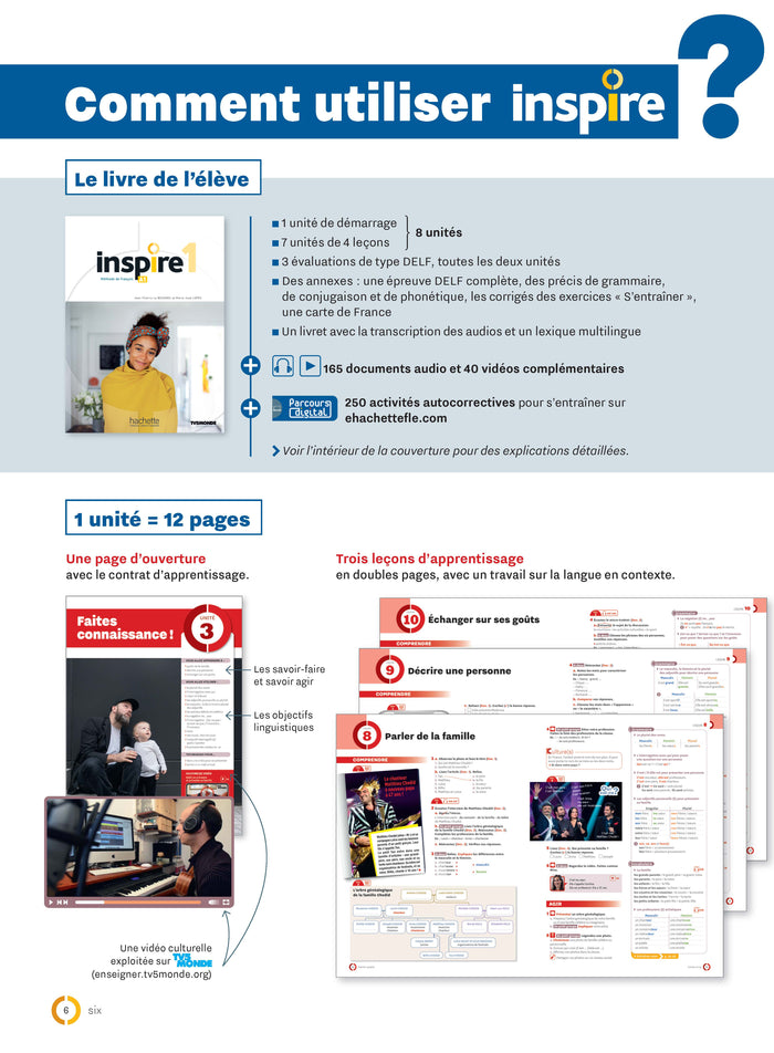 Inspire 1 - Livre de l'élève (A1)