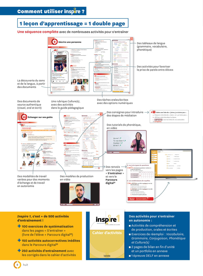 Inspire 1 - Livre de l'élève (A1)