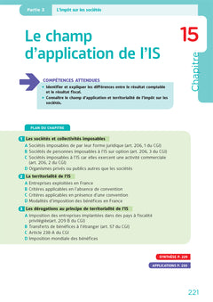 DCG 4 - Droit fiscal - Manuel et applications