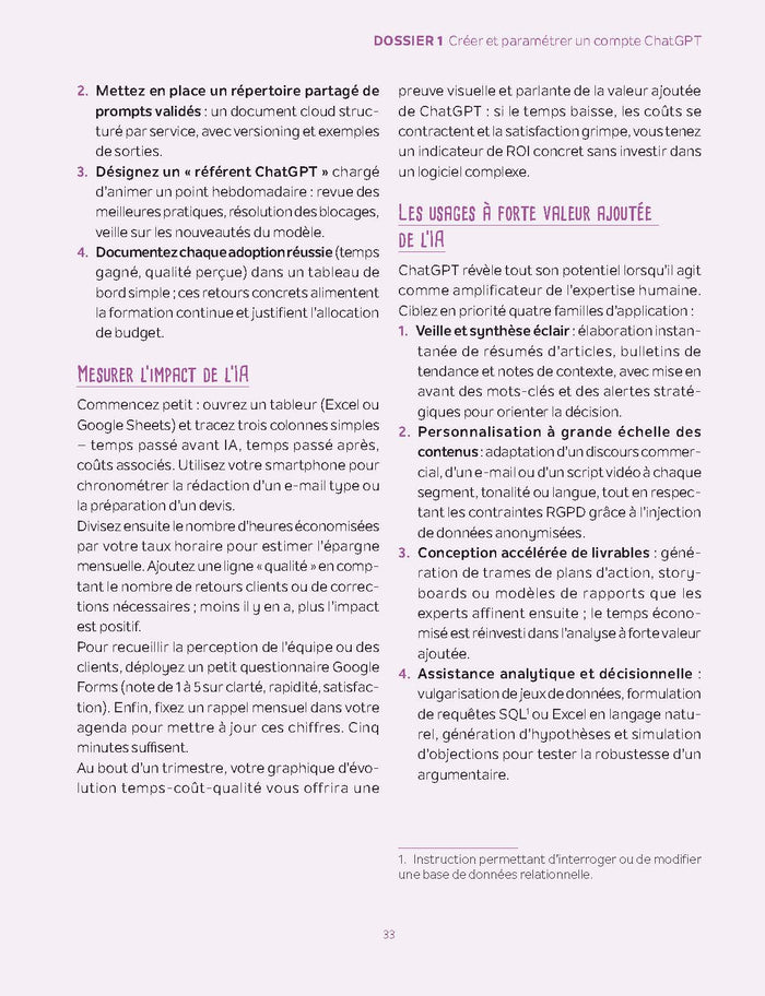 La petite boîte à outils de ChatGPT