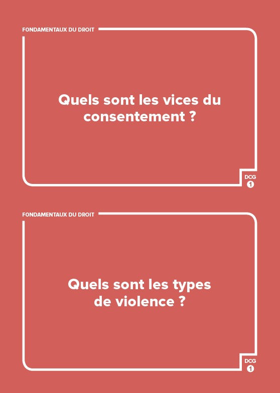 DCG 1 - Fondamentaux du droit