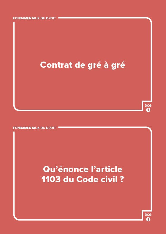 DCG 1 - Fondamentaux du droit